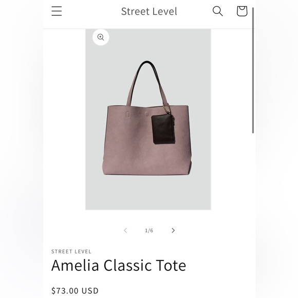 Street Level Reversible Tote - Picture 9 of 10